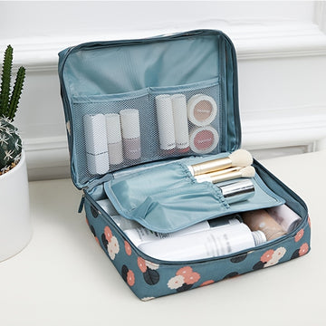 Waterproof Toiletry Bag for Women - Travel Makeup Case and Cosmetic Organizer with Wash Bag for Toiletries and Travel Accessories