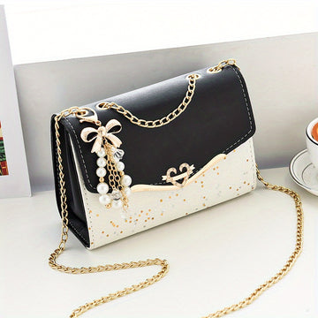 Elegant Korean Style Messenger Bag for Women,