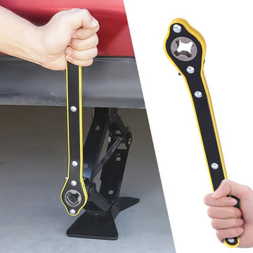 360° Rotate Car Long Handle Scissor Jack Lug Wrench