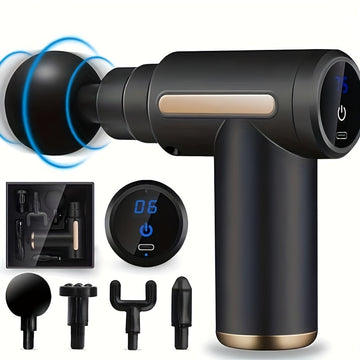 ProRelax Deep Tissue Muscle Massager Gun - Soothing Body, Back and Neck Relaxation with Compact Elegant Design, Perfect Holiday Gift for Athletes and Fitness Enthusiasts