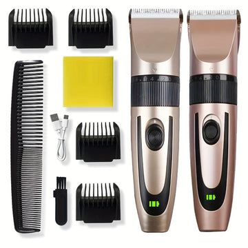 Electric Clipper Men's Razor Beard Body Hair Trimmer Classic Electric Clipper Personal Care Set With Limit Comb Grooming Kit For Gift Father's Day Gift Father's Day Gift