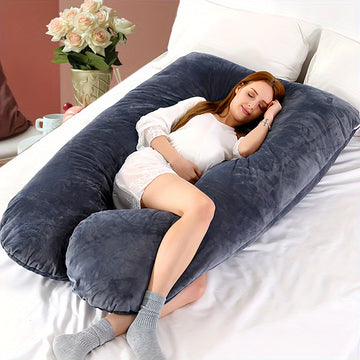 Ultimate Comfort For Expectant Mothers - U-shaped Pregnancy Pillow Strap With Multifunctional Waist Support Christmas, Halloween, Thanksgiving Day Gift