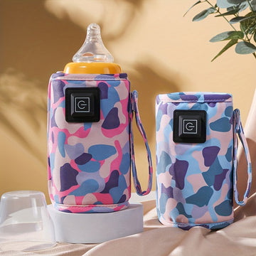USB Charger Bottle Warmer, Travel Camping Outdoor Milk Formula Bottle Warmer, Home Car Electric Portable Stroller Insulated Bag, Nursing Bottle Heater, Bottle Feeding Warmer Sleeve Easter Gift