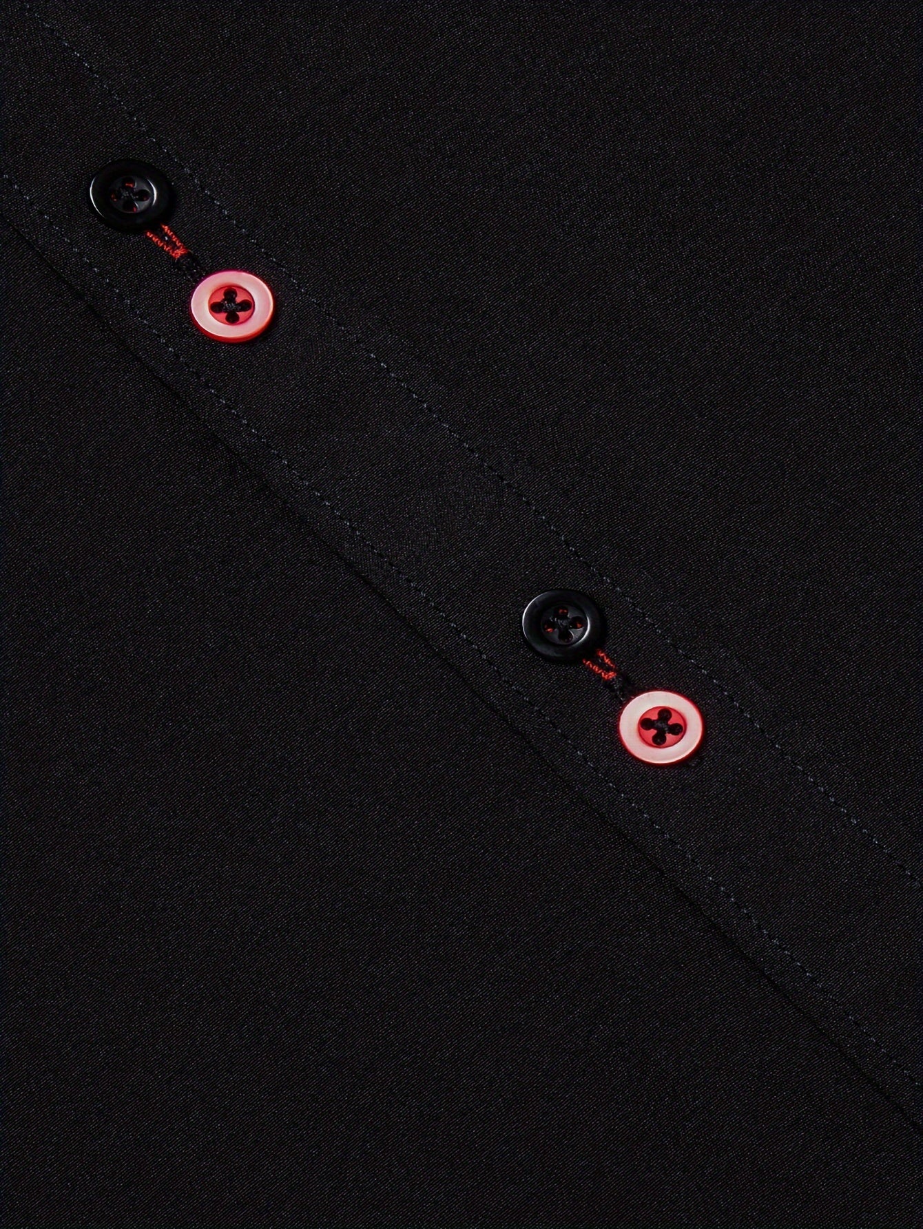 Men's Patchwork Lapel Collar Design Dress Shirts,