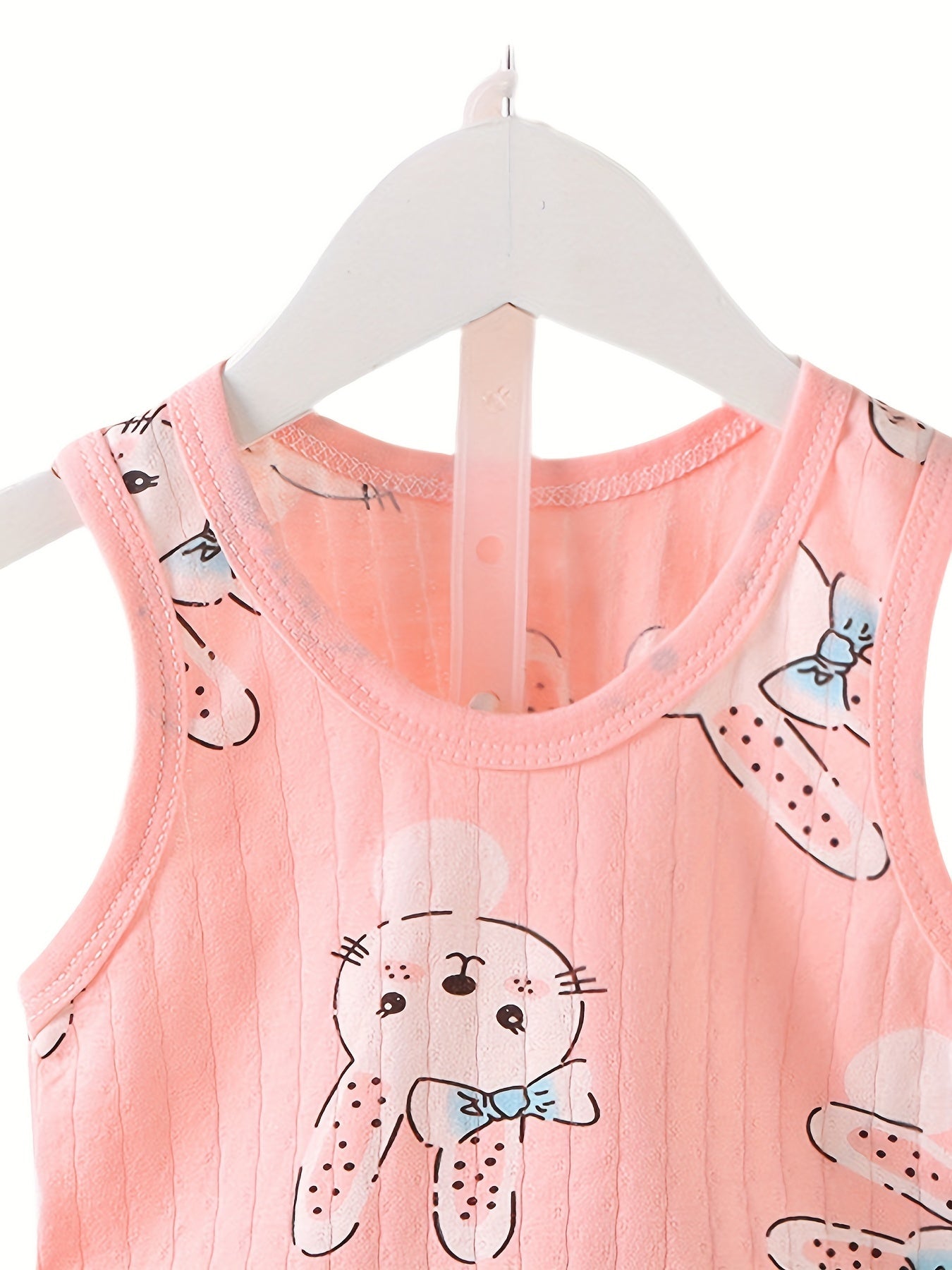 Cotton Cartoon Printed Summer Kids Outfit Sets.