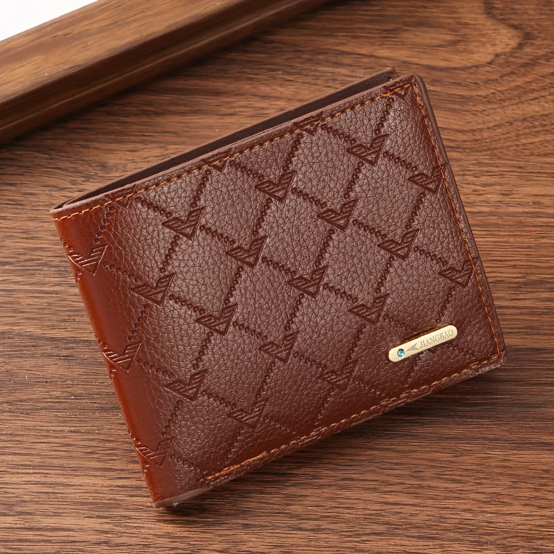 Men's Short Wallet, Multi-card Card Holder, Bifold Wallet, Gift For Men