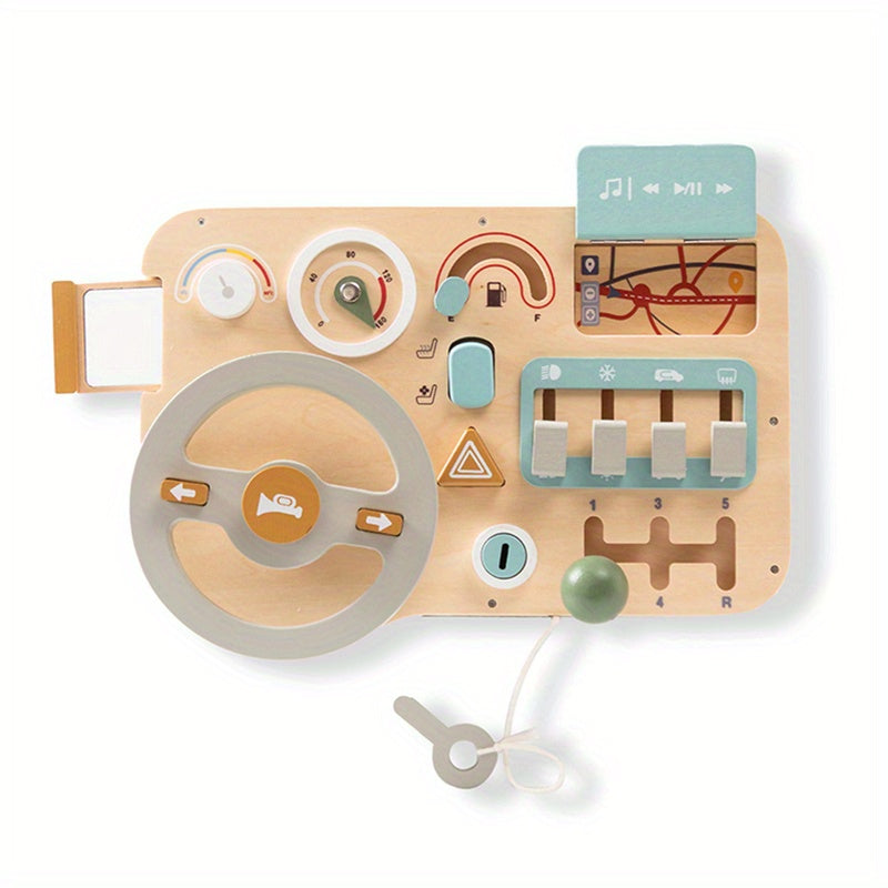 Toy Steering Wheel: Promote Early Enlightenment & Happy Growth With Busy Boards & Vehicle Sign Recognition, As Halloween, Christmas Gift