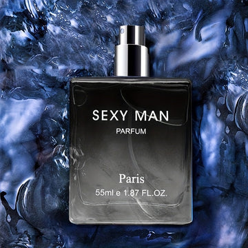 1.78 Oz Temptation Manly Cologne Perfume - Long-Lasting, Woody Aroma, Portable Eau De Parfum Spray for Business, Office, Travel, and Special Occasions - Ideal Birthday and Father's Day Gift for Him