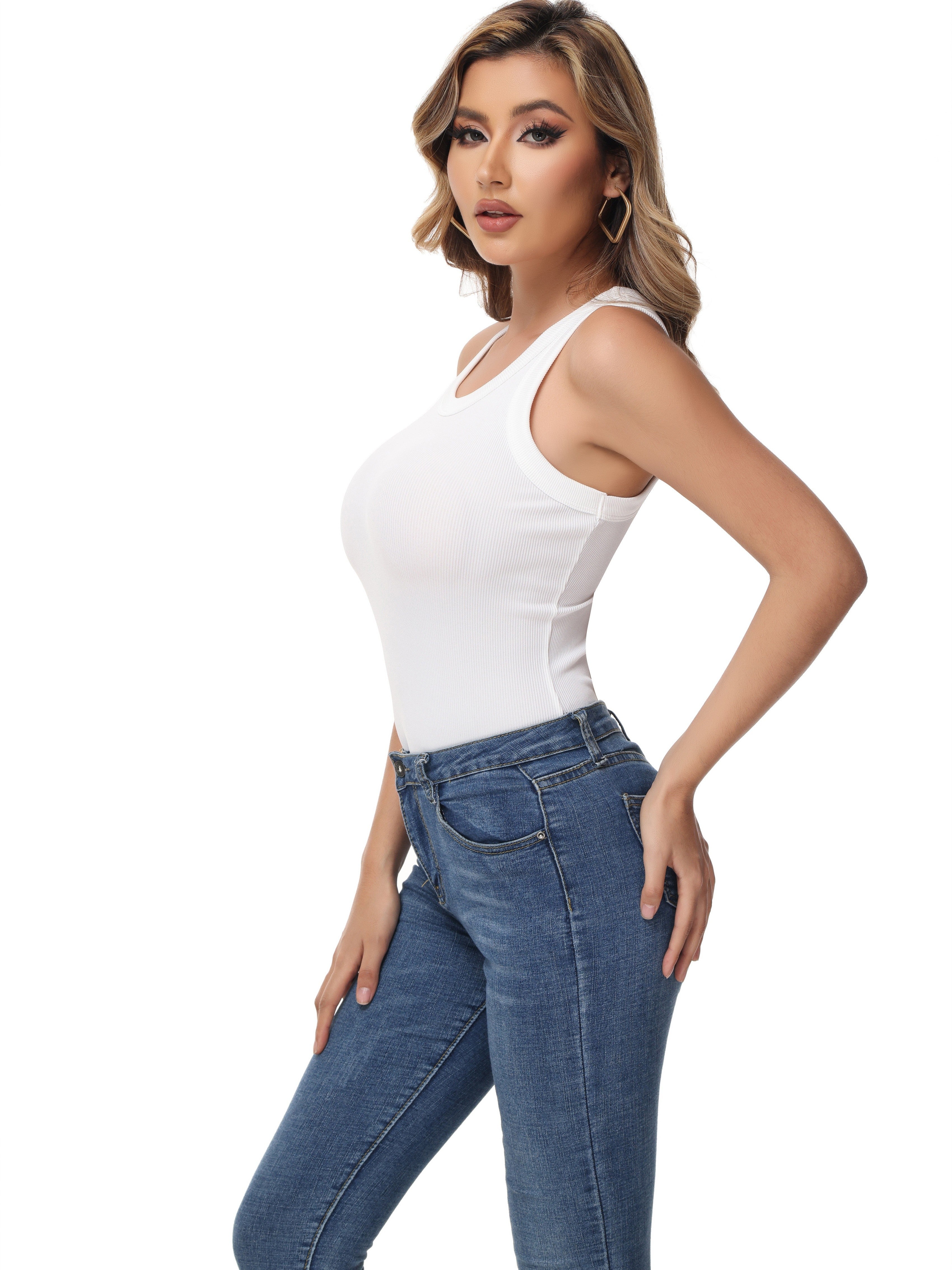 Women Sleeveless Sports Tank Top,