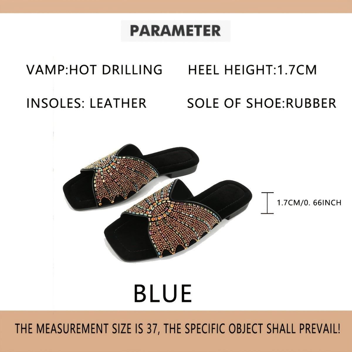 2025 Spring Summer New Arrival Flat Heel Slip-./MH