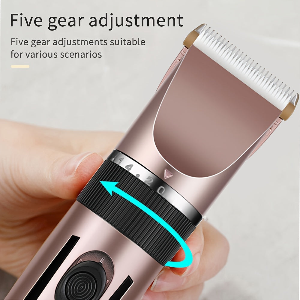 Electric Clipper Men's Razor Beard Body Hair Trimmer Classic Electric Clipper Personal Care Set With Limit Comb Grooming Kit For Gift Father's Day Gift Father's Day Gift