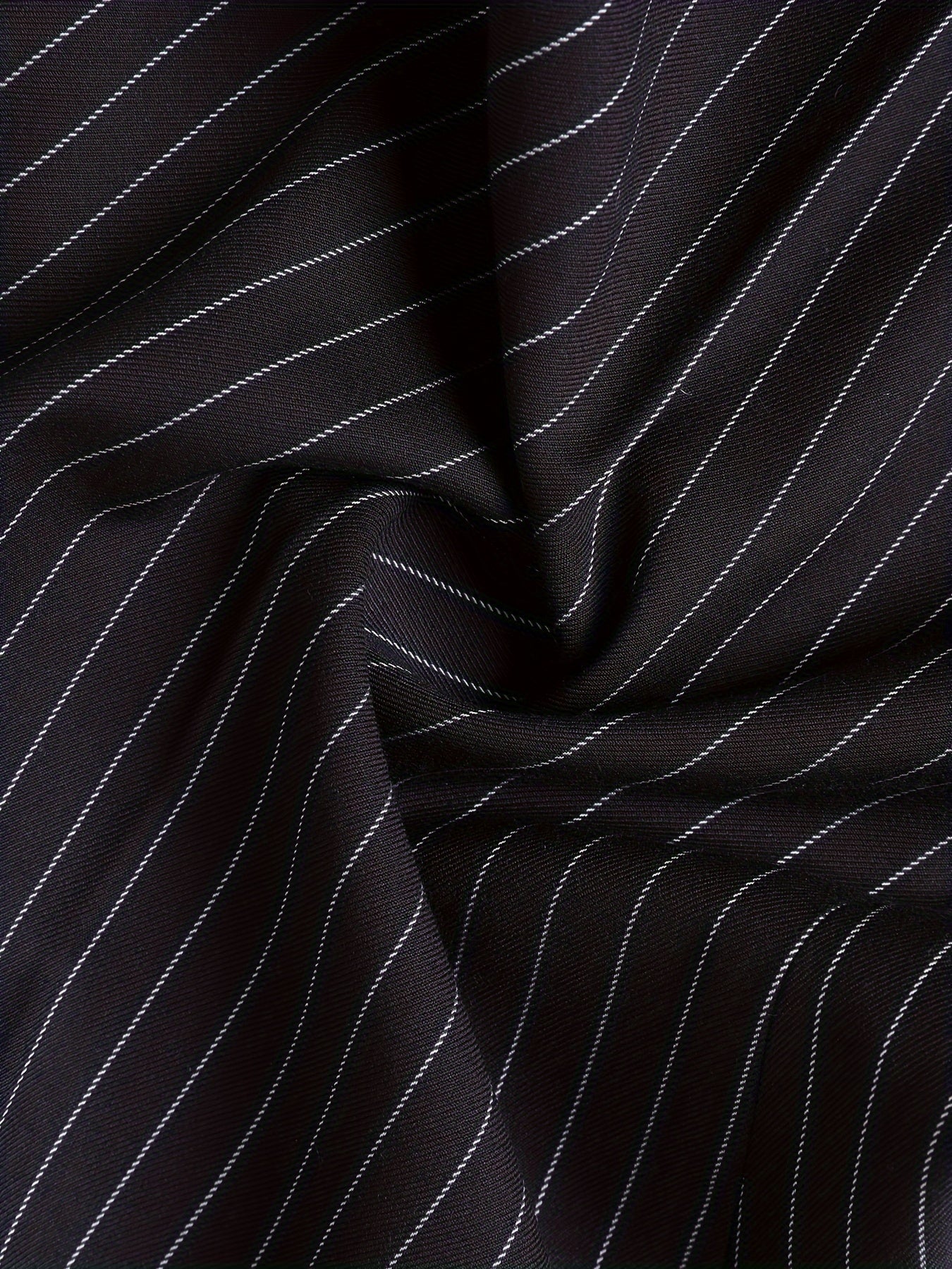 2-Piece Men's Light Business Style Double Breasted Striped Suit Set,