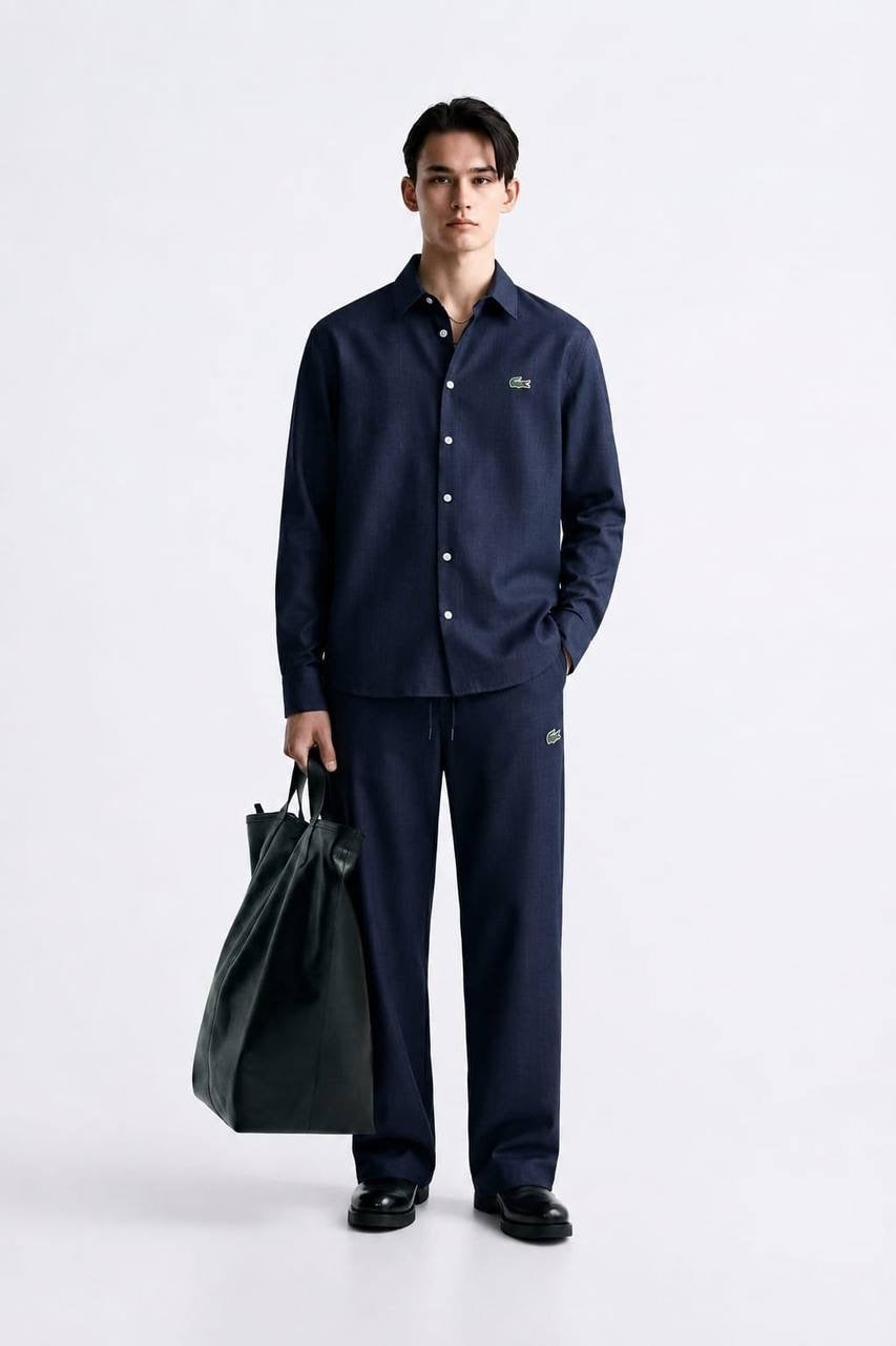 Men’s Premium Rich Linen Co-ord Set | Full Sleeve Shirt & Wide Leg Trouser | Luxury Seeta Set | M–XXL
