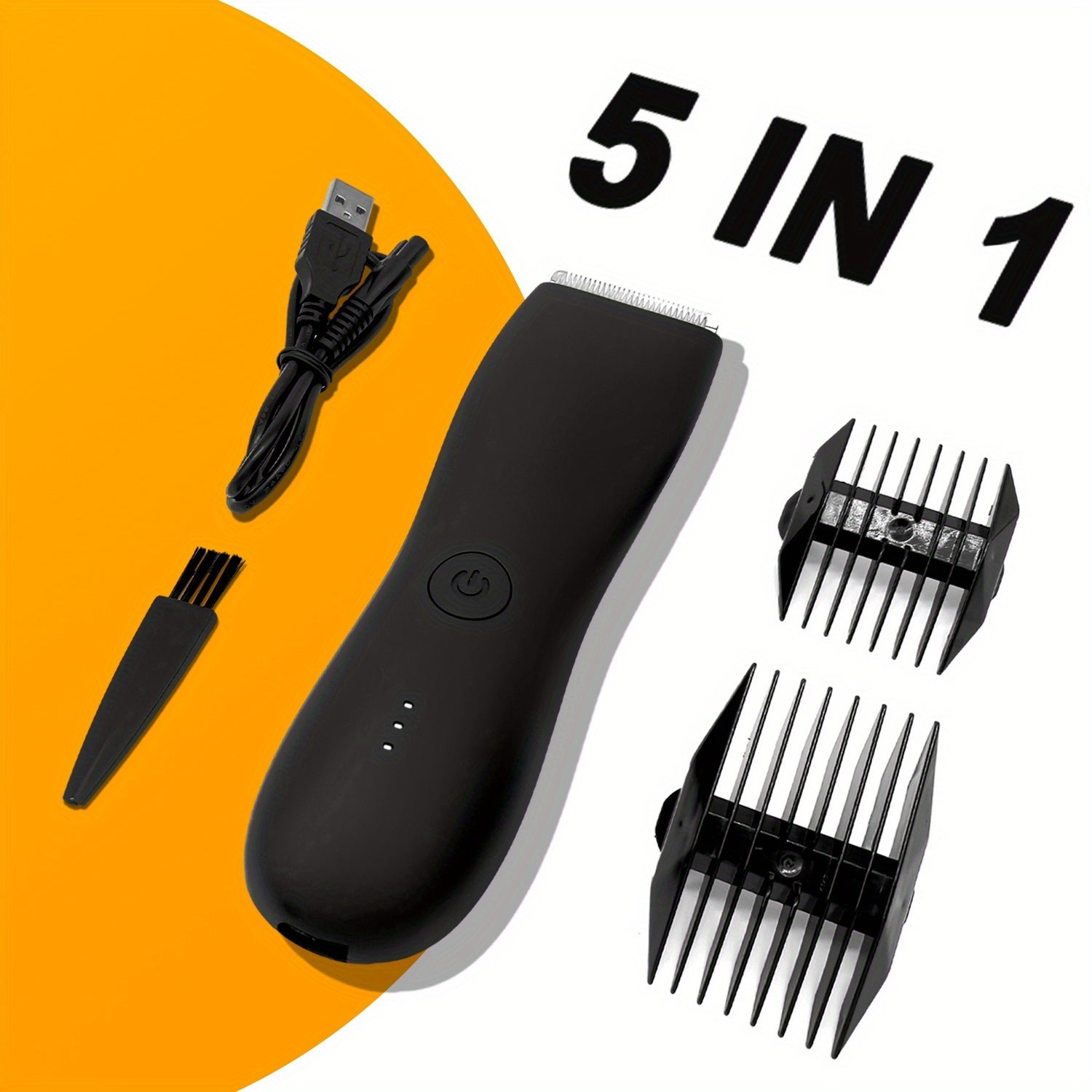 Professional Body Hair Trimmer, Groin&Body Manscape Trimmer For Men, Electric Ball Shaver Groomer, Pubic Grooming Clipper Male Razor Bikini Trimmer For Women, Holiday Gift