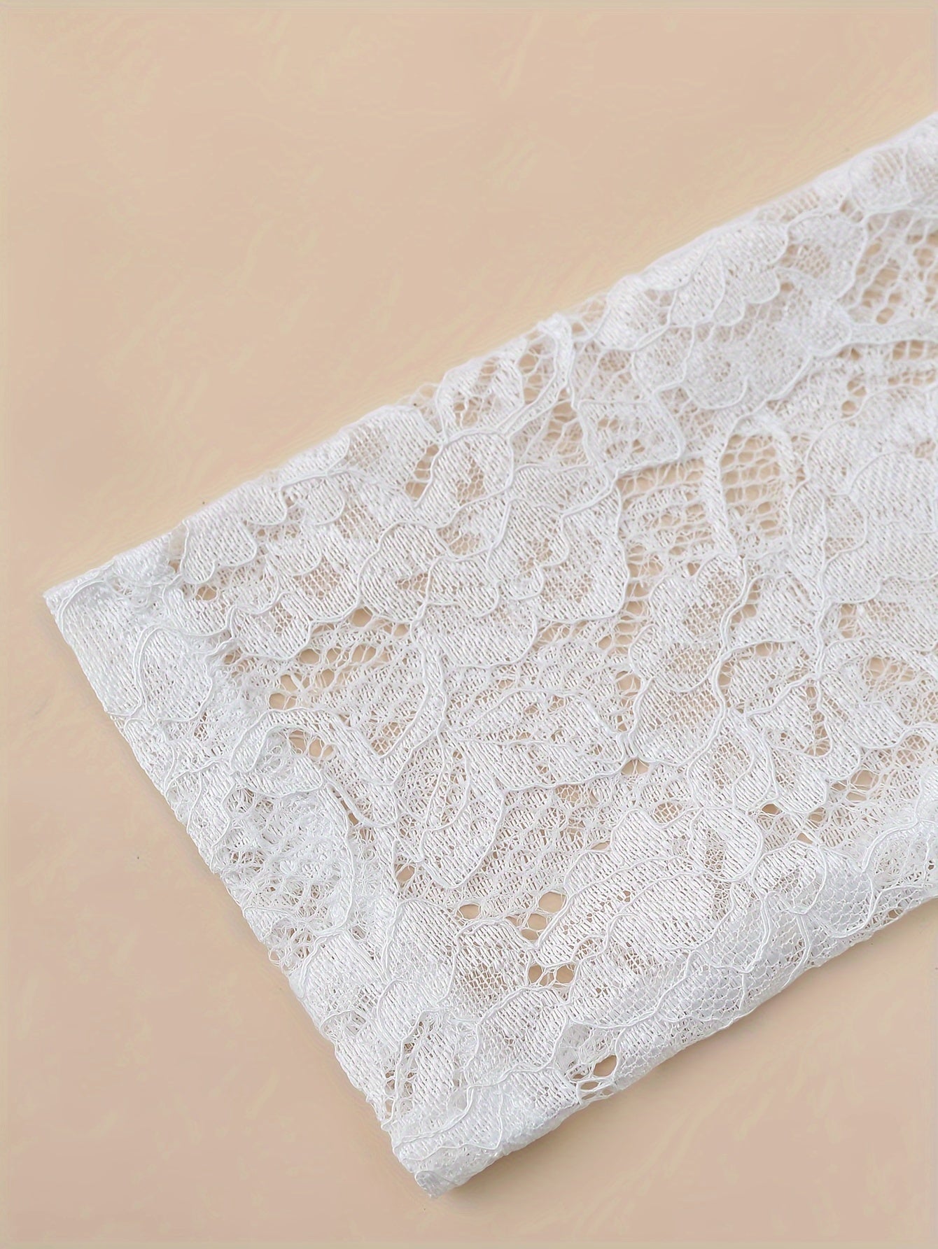 Elegant Solid Lace Pants Set, Single Breasted Flap Pockets Blazer.