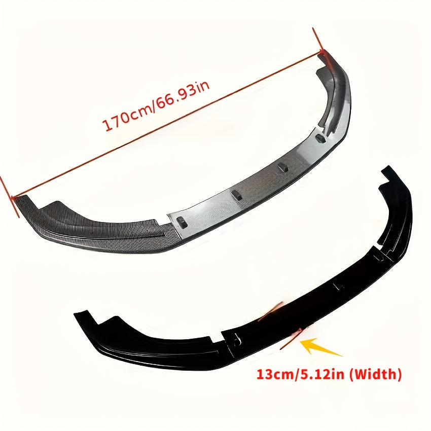 Carbon Fiber Texture Front Lip Spoiler for VOLKSWAGEN Golf MK6R 2008-2012