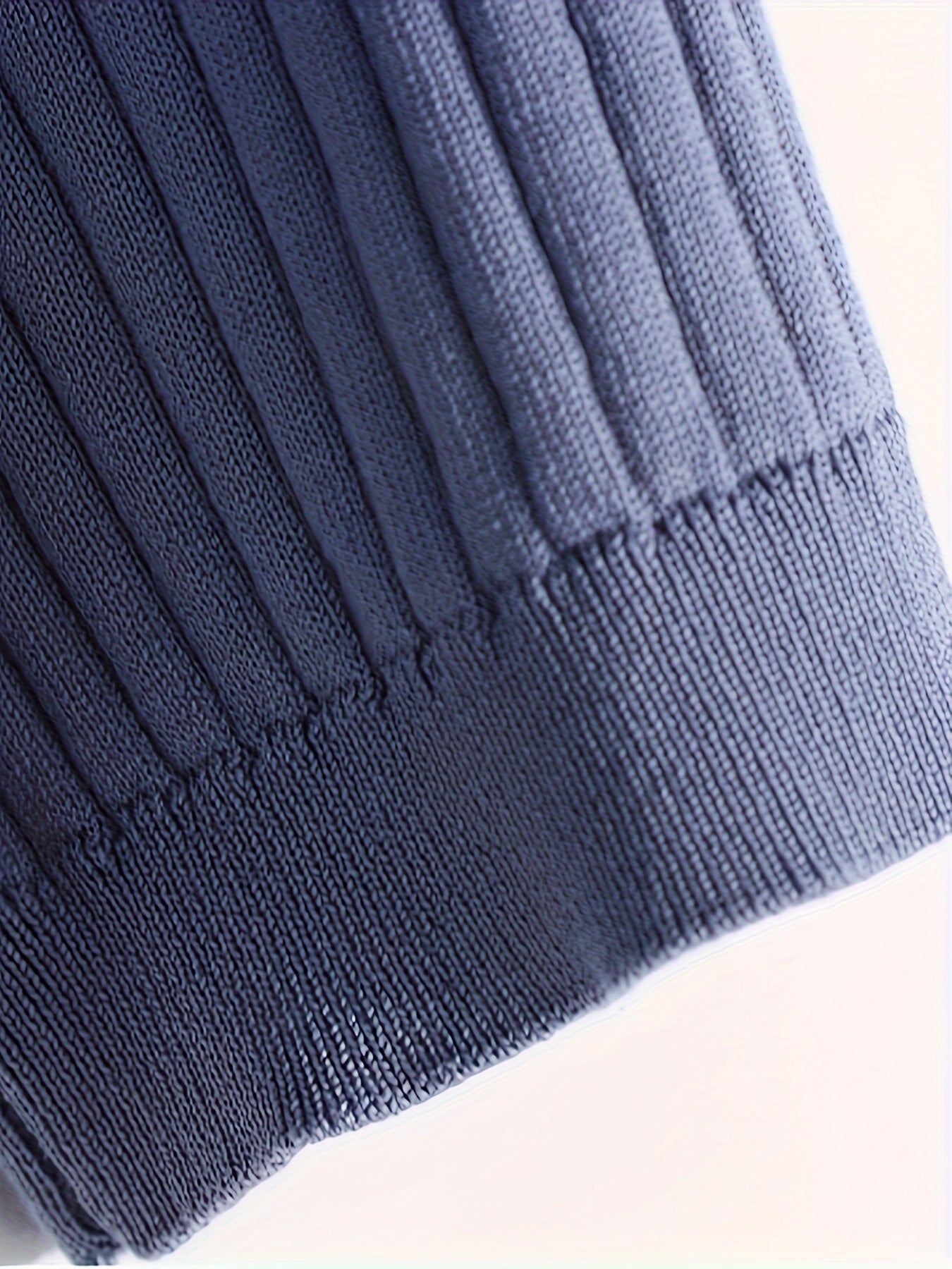 Men's Stripe Pattern Sweater, Casual Breathable Medium Stretch .