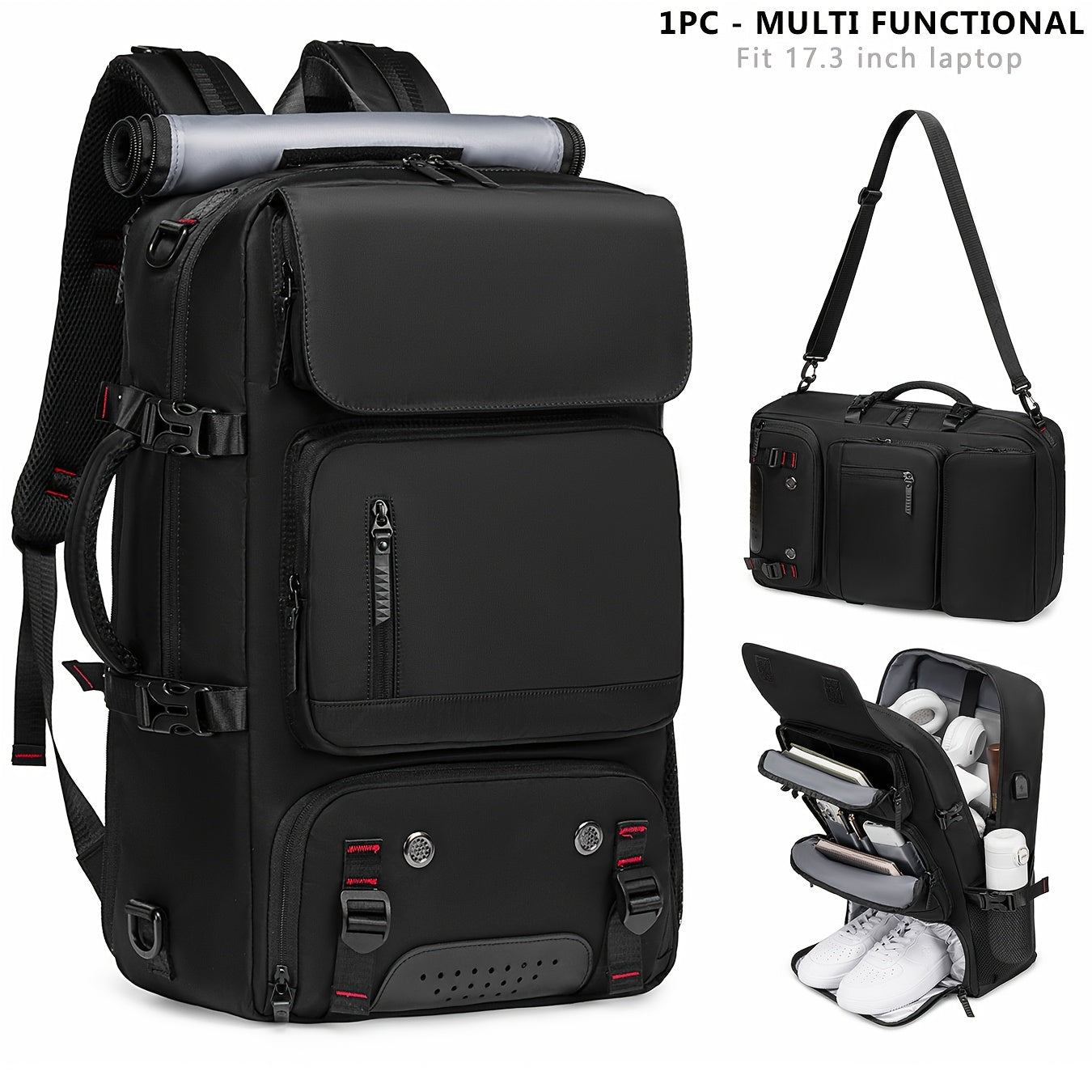 Versatile Large-Capacity Backpack for Men & Women