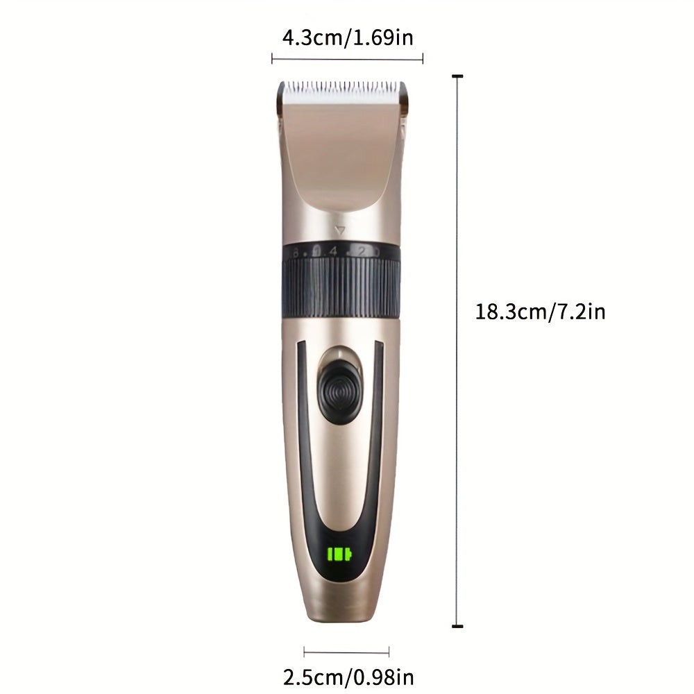 Electric Clipper Men's Razor Beard Body Hair Trimmer Classic Electric Clipper Personal Care Set With Limit Comb Grooming Kit For Gift Father's Day Gift Father's Day Gift