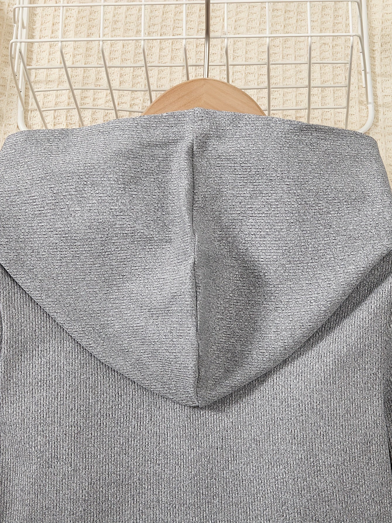 Elegant Girls Slim Outfits 2pc, Zip Hoodies + Loose Fit Flare Pants Kids Clothes.