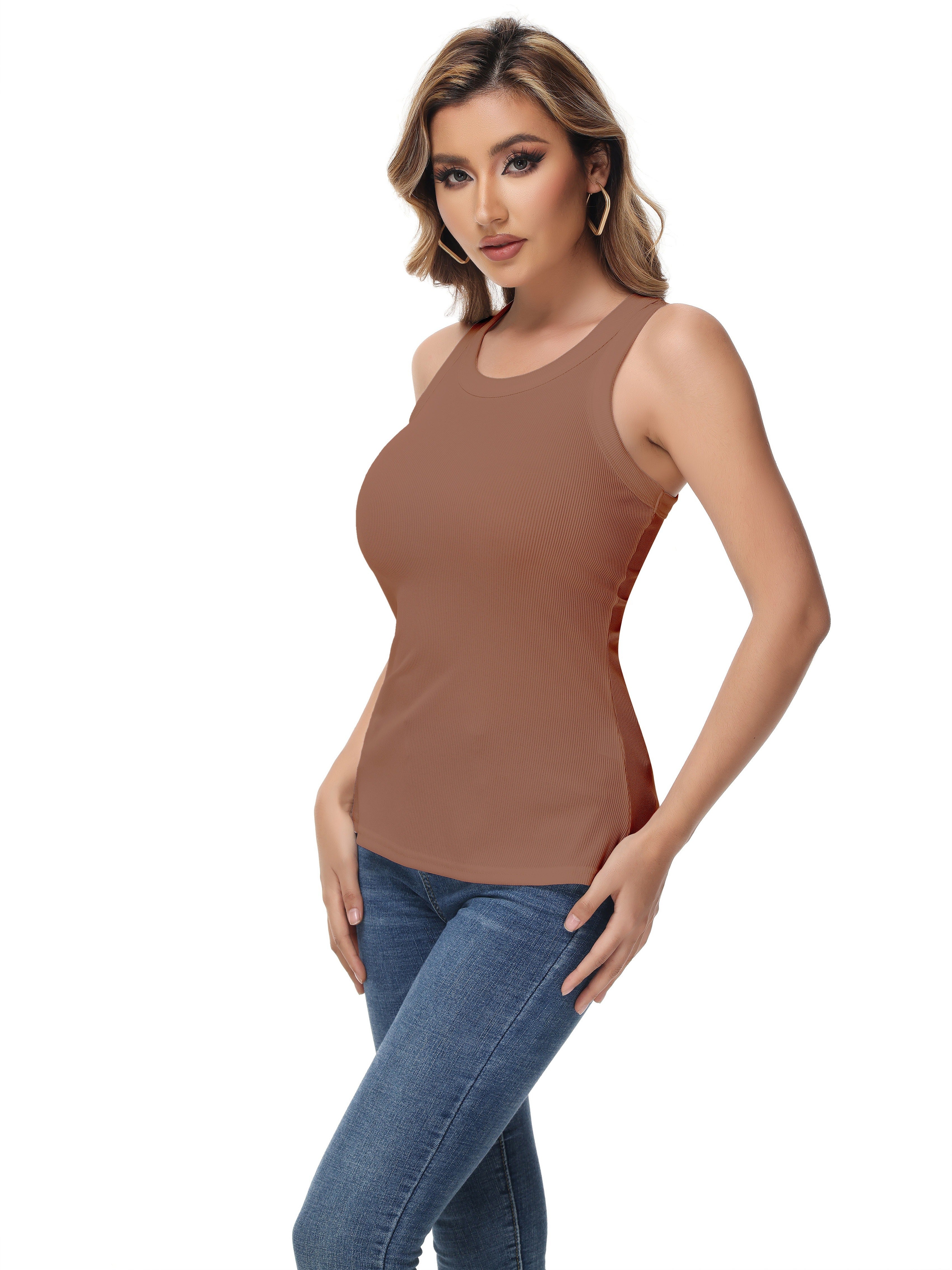 Women Sleeveless Sports Tank Top,