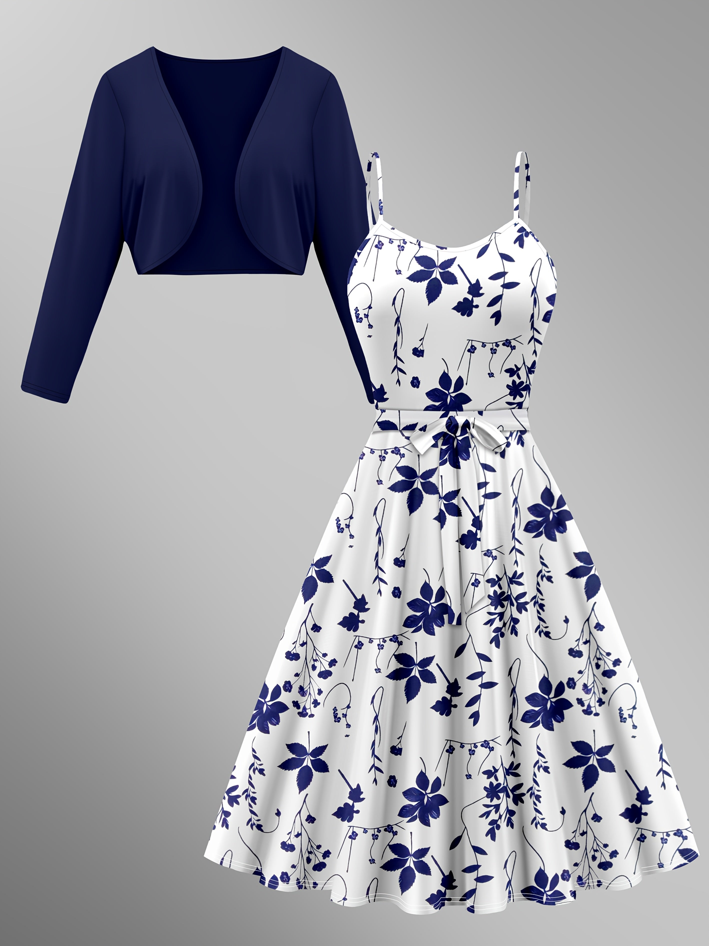 Women's elegant skirt suit, solid color long- dress 2pc set./MH