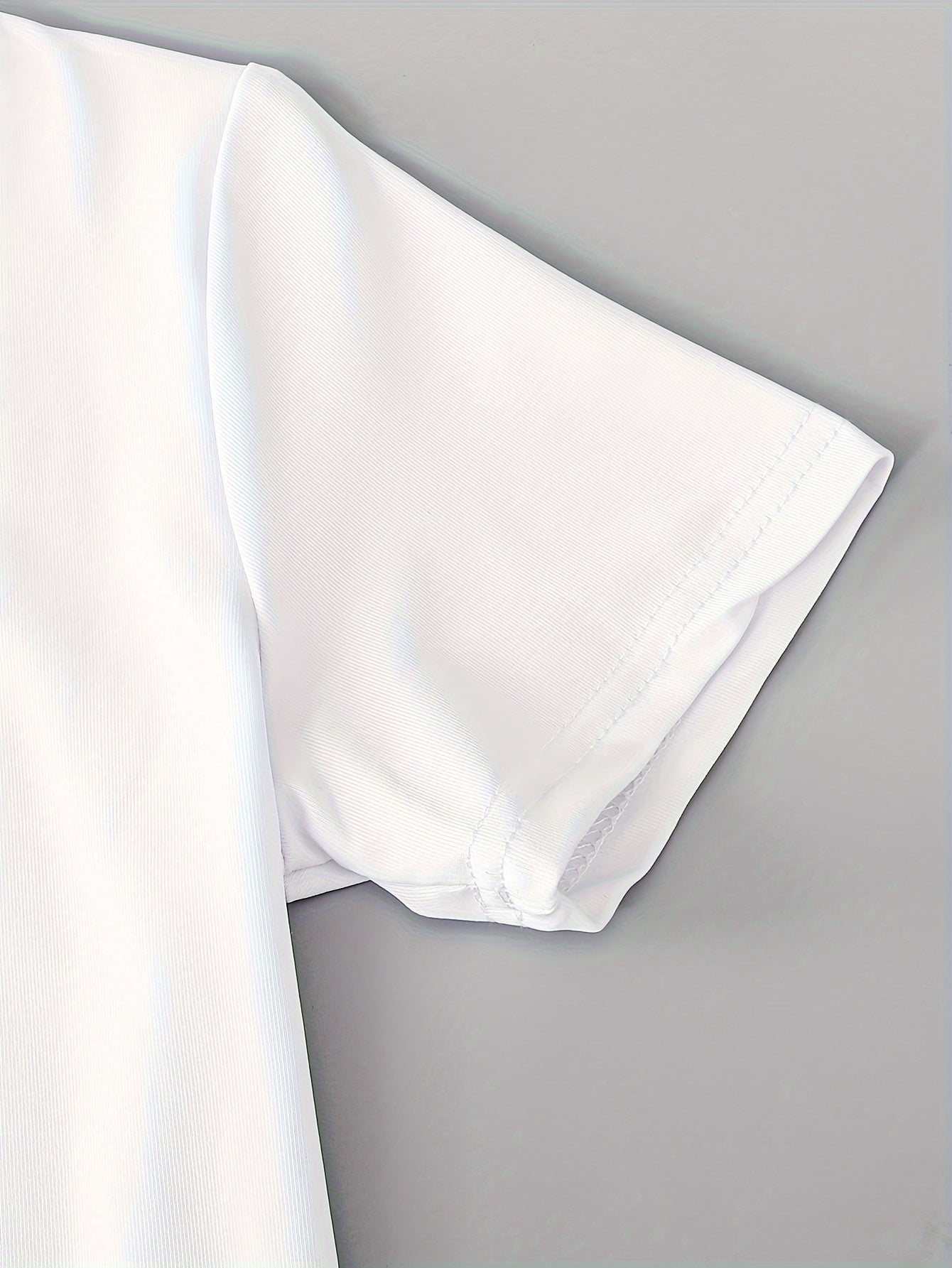 3pcs Boys Casual Solid Short Sleeve T-shirt & Smile Face Print Shorts.