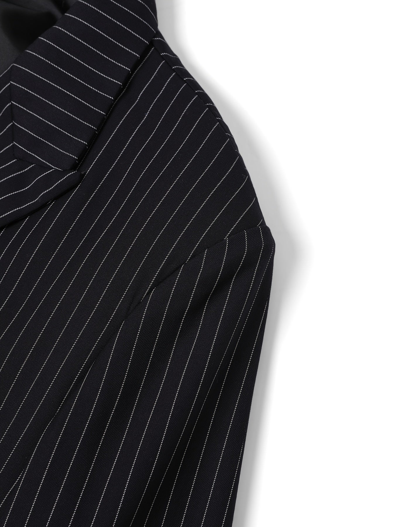 2-Piece Men's Light Business Style Double Breasted Striped Suit Set,