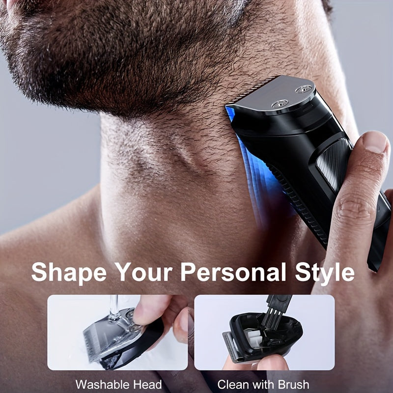 Beard Trimmer Hair Clipper For Men, Multigroomer All-in-One Trimmer, 10 Piece Mens Grooming Kit, For Beard, Face, Nose, And Ear Hair Trimmer And Hair Clipper, NO Blade Oil Needed Father's Day Gift