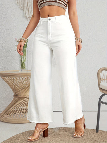 5019 Women's High-Waisted Straight-Leg Jeans /MH
