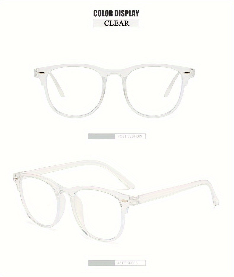 Round Frame PC Glasses For Men & Women