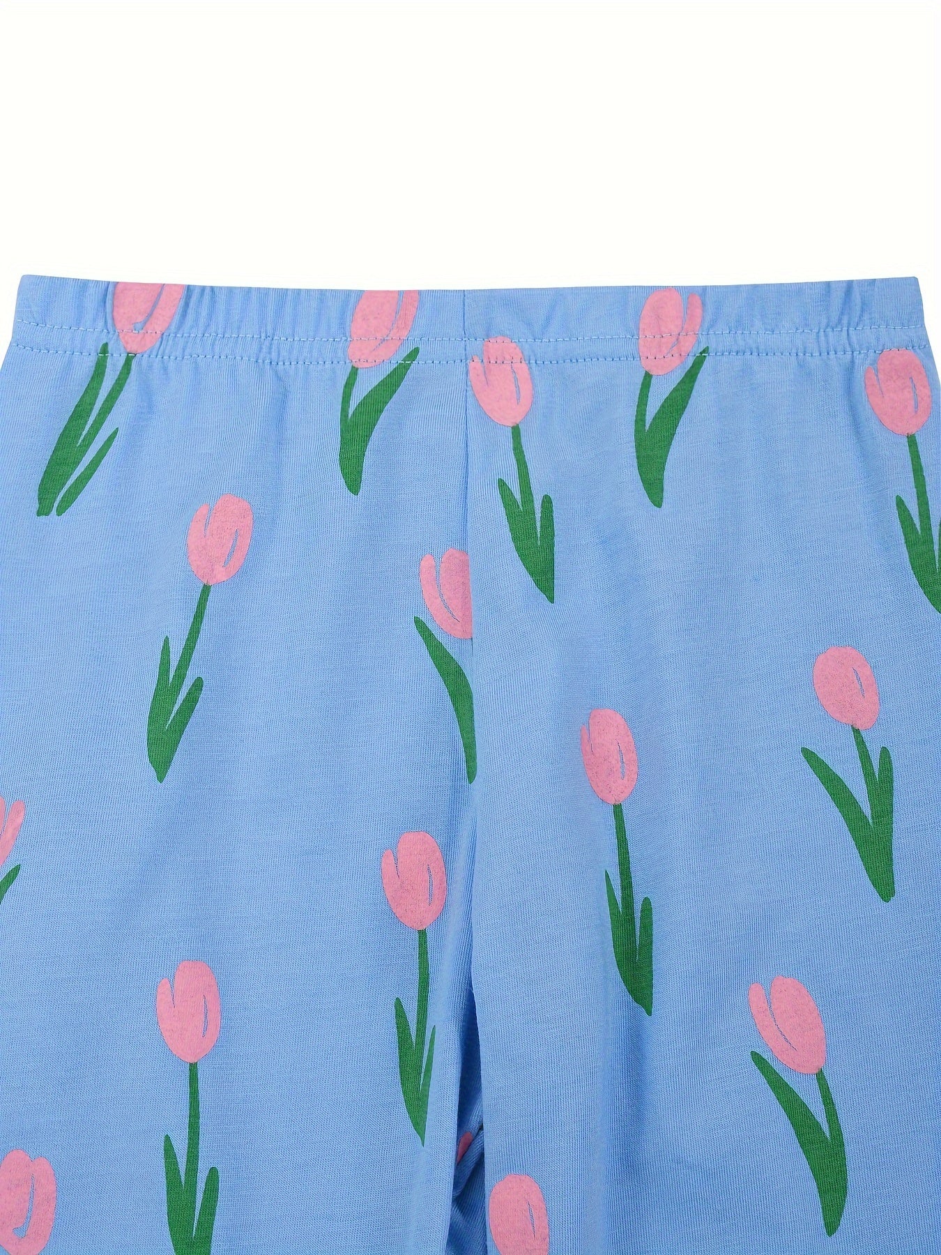Kid's 2pcs Pajamas, Long Sleeve Top & Pants Set,