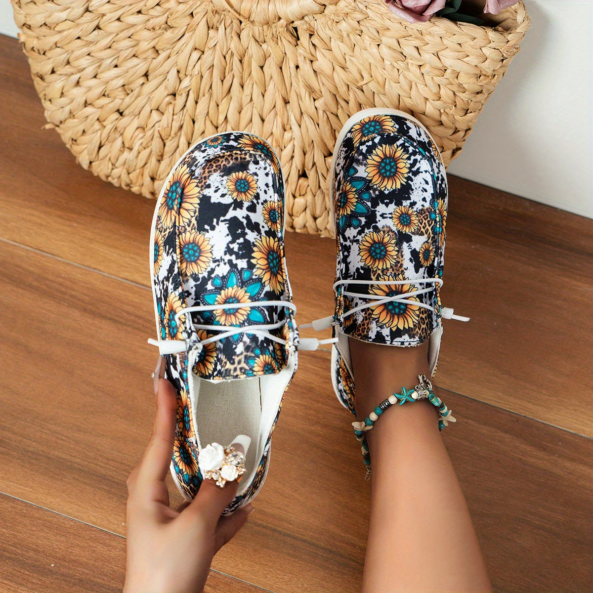 Women's Trendy Canvas Shoes,/MH