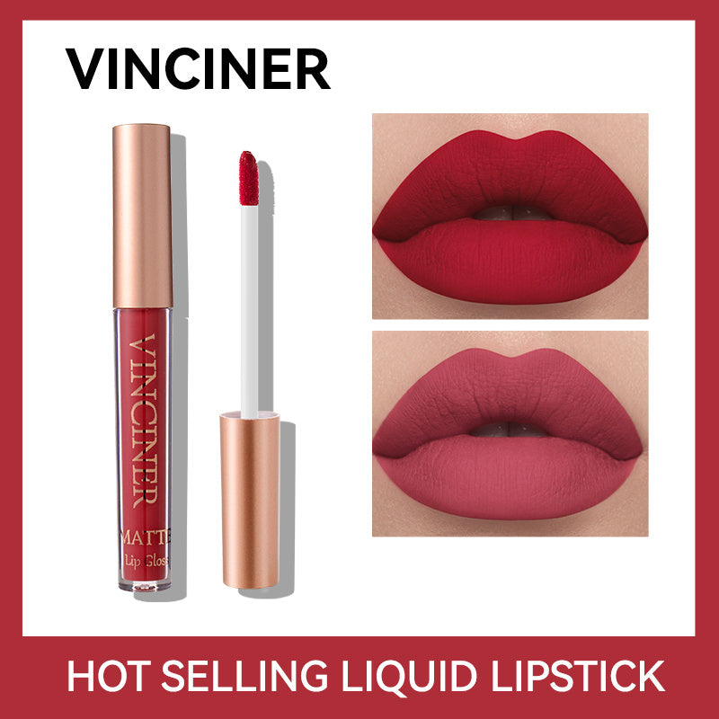 12 colors Matte Velvet Lip Glaze - Long Lasting, Waterproof, Non-Sticky.