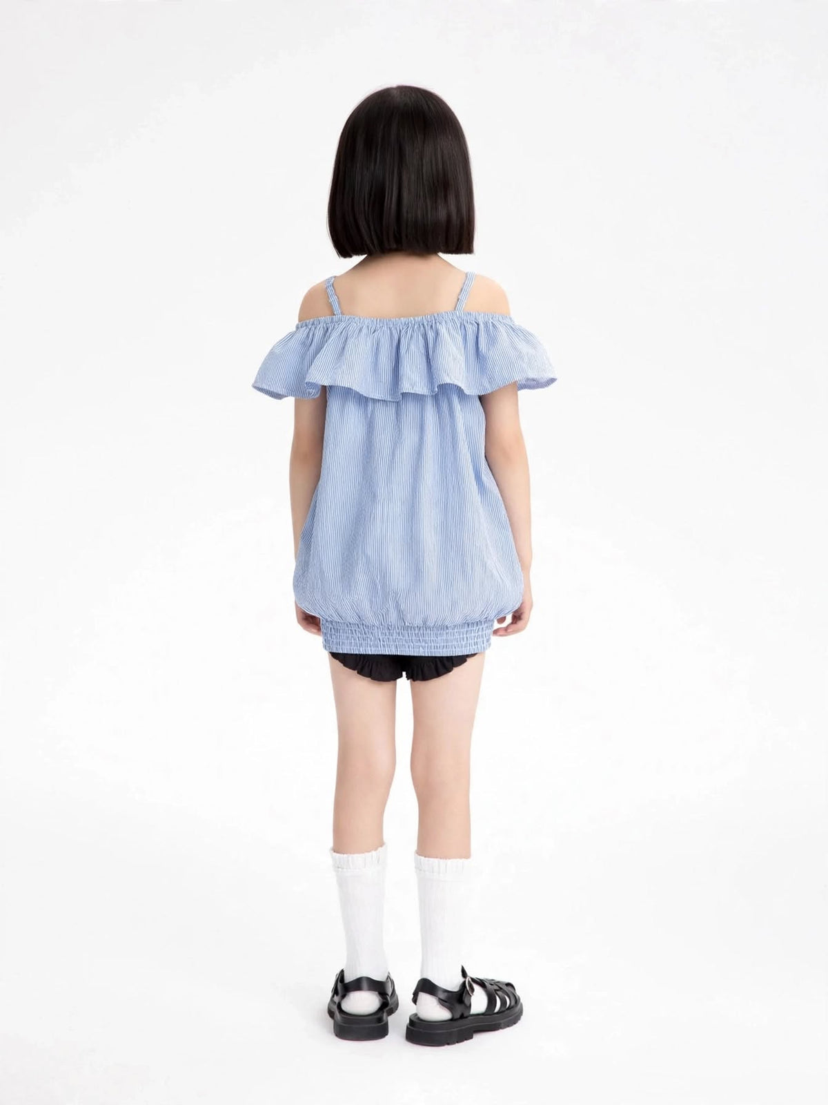 Girls' Off-Shoulder Ruffle Top & Smocked Dress Collection | Ages 2-12 Years | MH