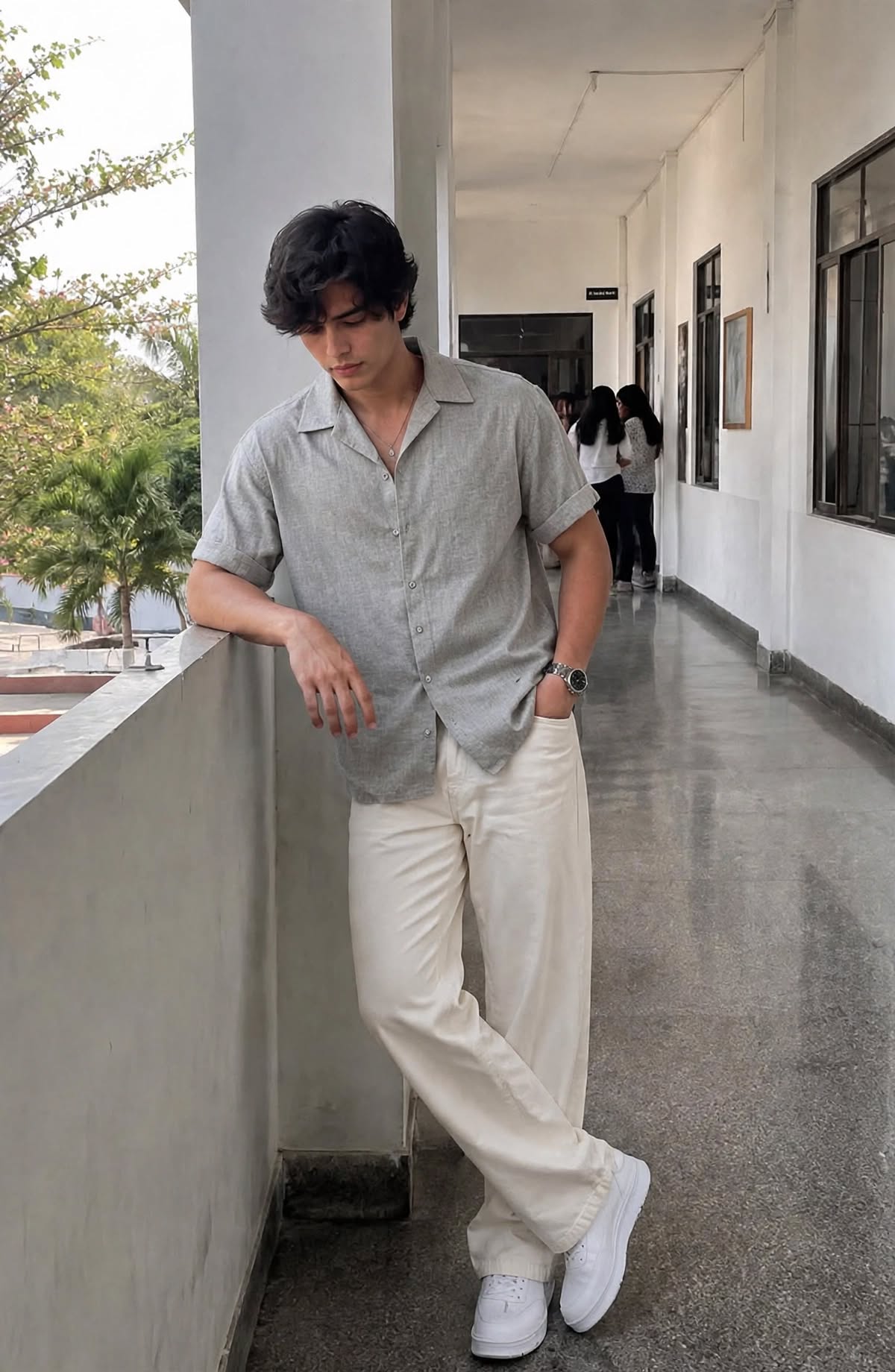 Men’s Premium Linen Camp Collar Half Sleeve Shirt | Cuban Collar Resort Shirt | M–XXL