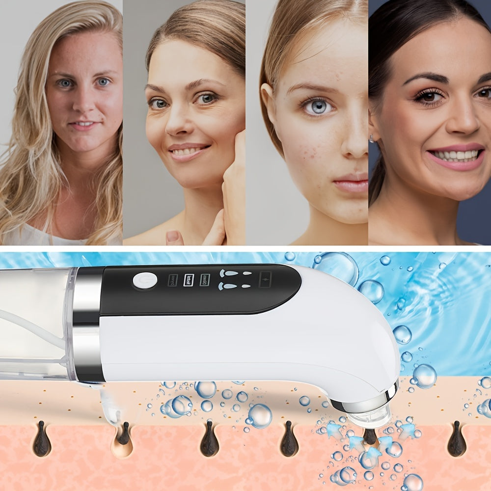 Electric Vacuum Blackhead Acne Pore Cleaner Water Cycle Skin Deep .