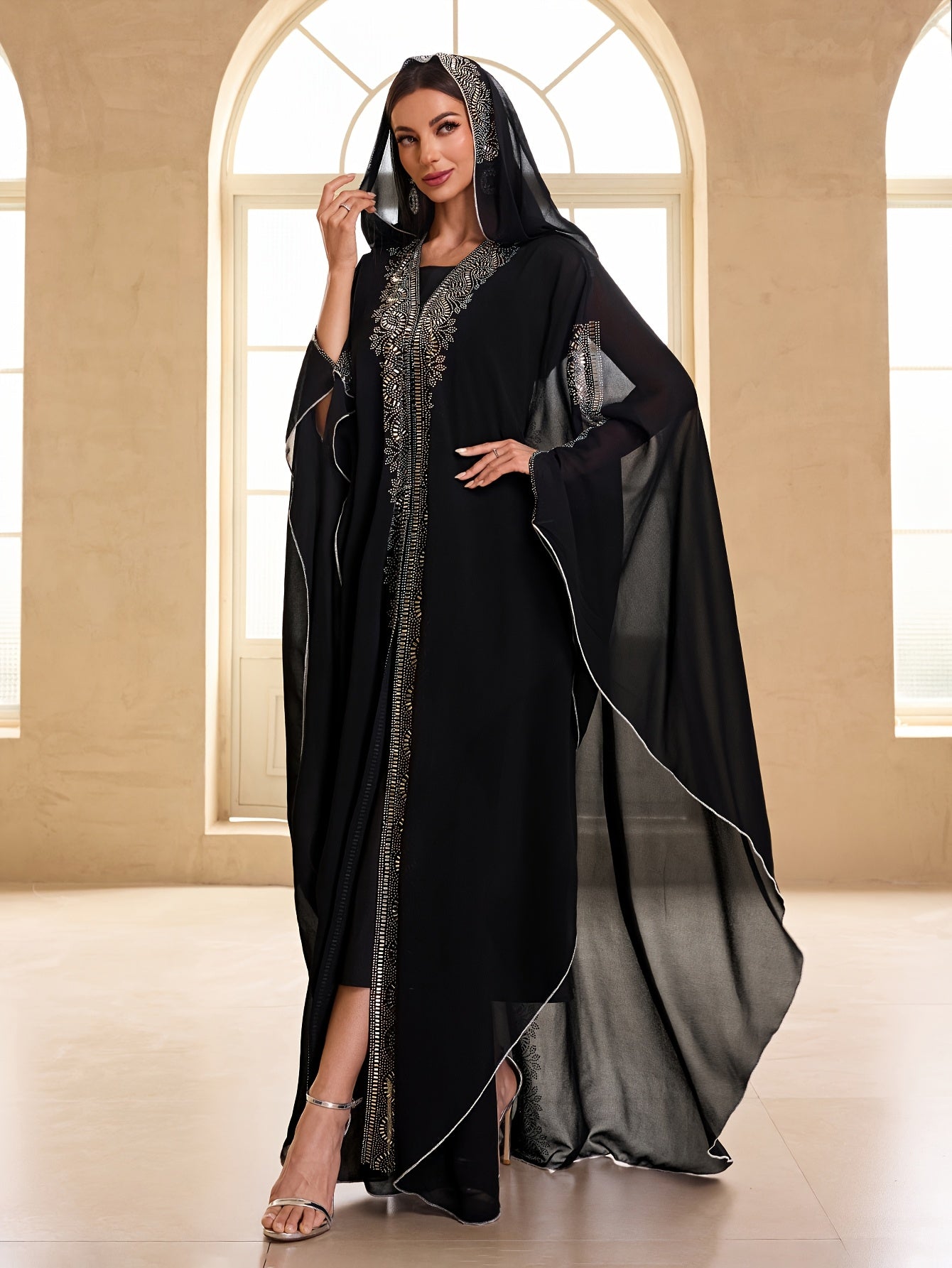 Women Modest Festival Dress Arabic Style ./MH