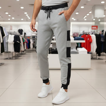 MH Men’s Urban Side-Stripe Joggers – Slim Fit Contrast Panel Sweatpants | 5 Colors | Sizes (S-XXL)