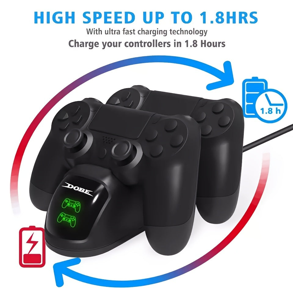 Controller Charger For PS4, Charging Dock Dual Controller Charger.