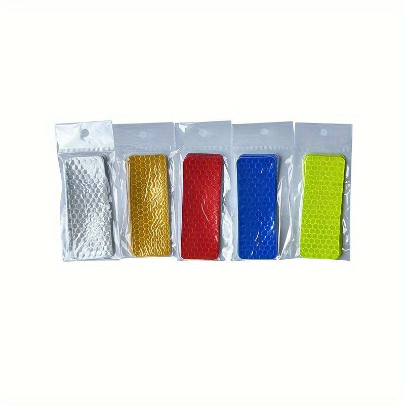 10pcs Car Night Safety Warning Multifunctional Reflective Stickers