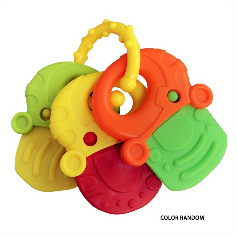 Infant Teething Gum Fruit Shape Infant And Young Children Silicone Teething Gum Grinding Teeth And Fixing Teeth Device Rattle Teething Gum easter gift