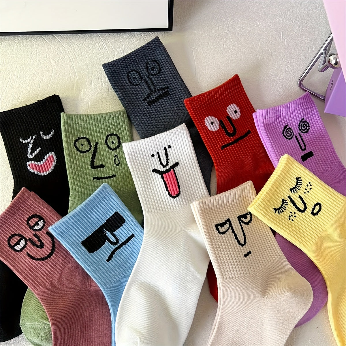 1 Pair And 3/5 Pairs Of Boys' Funny Odor-resistant Quarter Socks'/MH