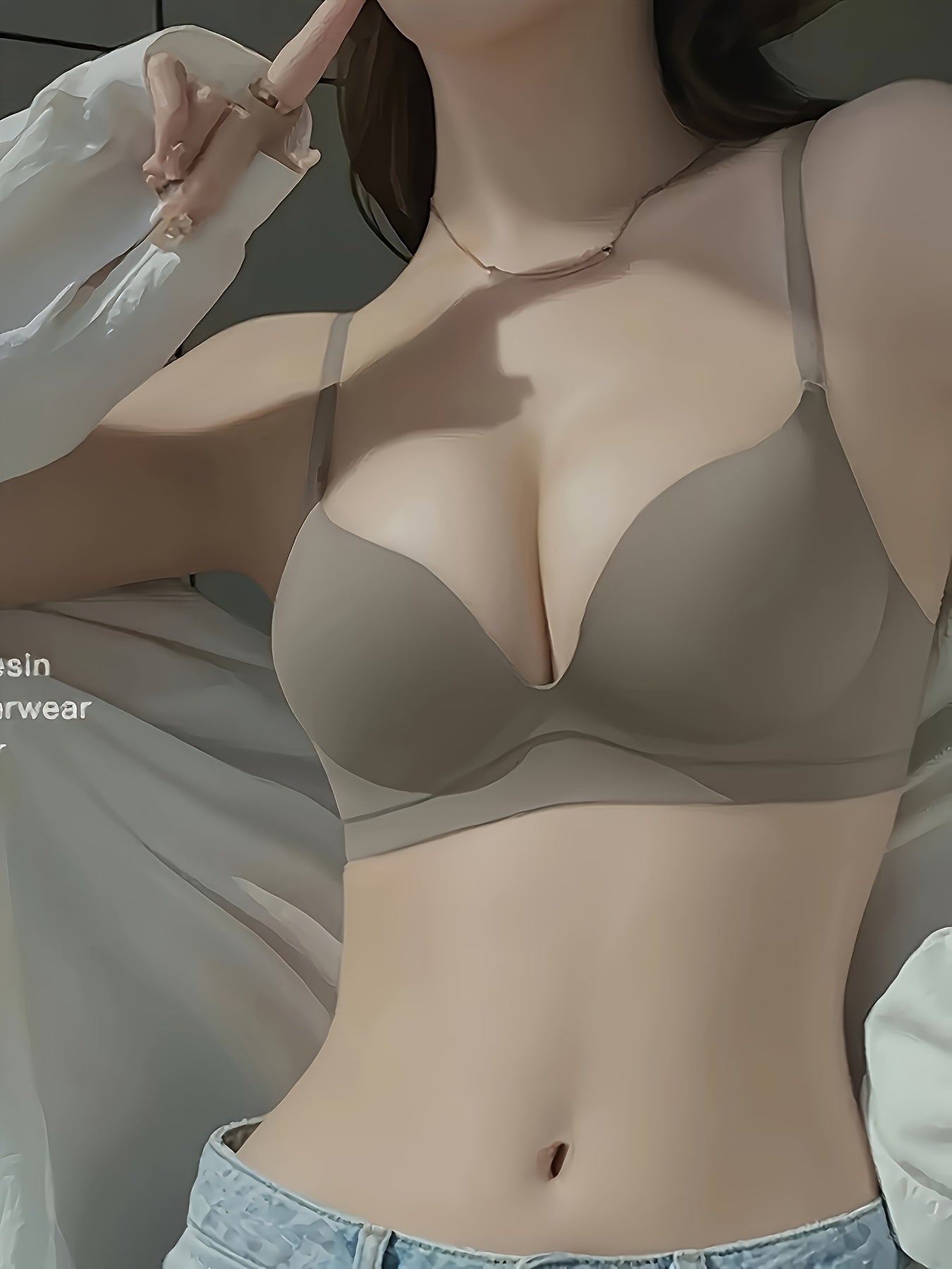 Ladies' Wire-Free Push-Up Bra, /MH