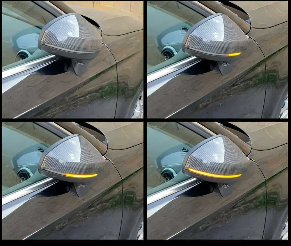 2pcs LED Dynamic Side Mirror Indicator for Audi A3/8V S3/RS3 2013-2017