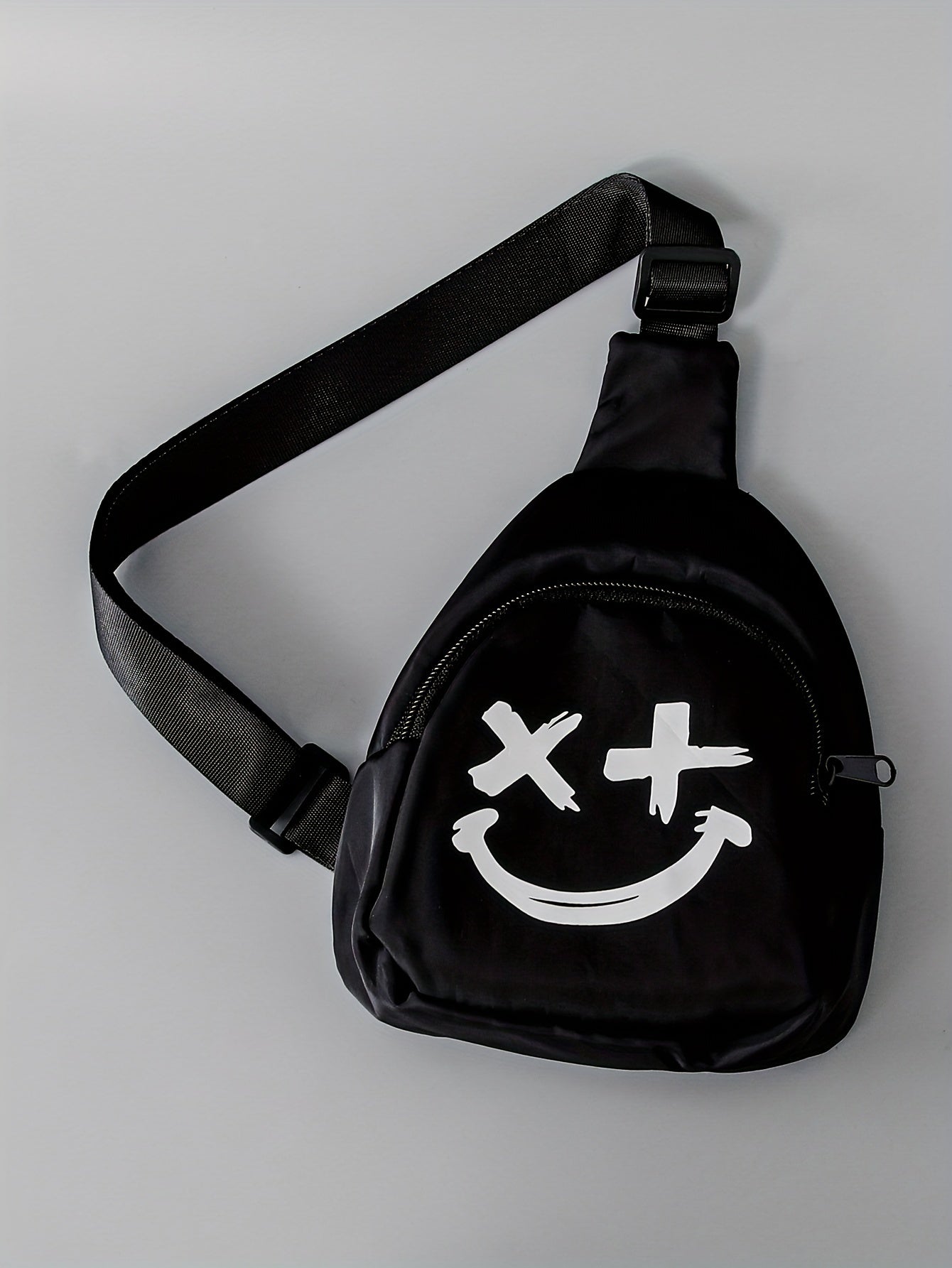 3pcs Boys Casual Solid Short Sleeve T-shirt & Smile Face Print Shorts.