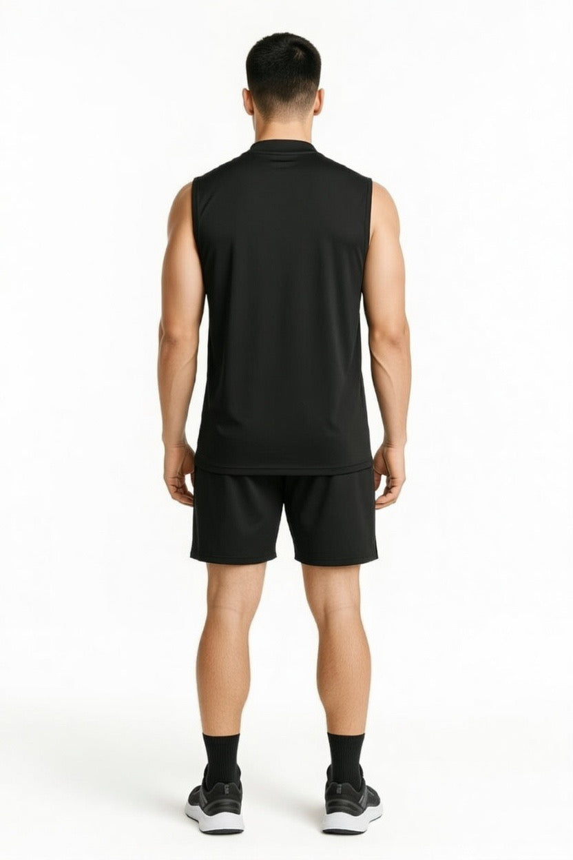 Men's Oversized Muscle Tee & Shorts Set | Breathable Gym Coord - 8 Colors | Sizes M-XXL |MH