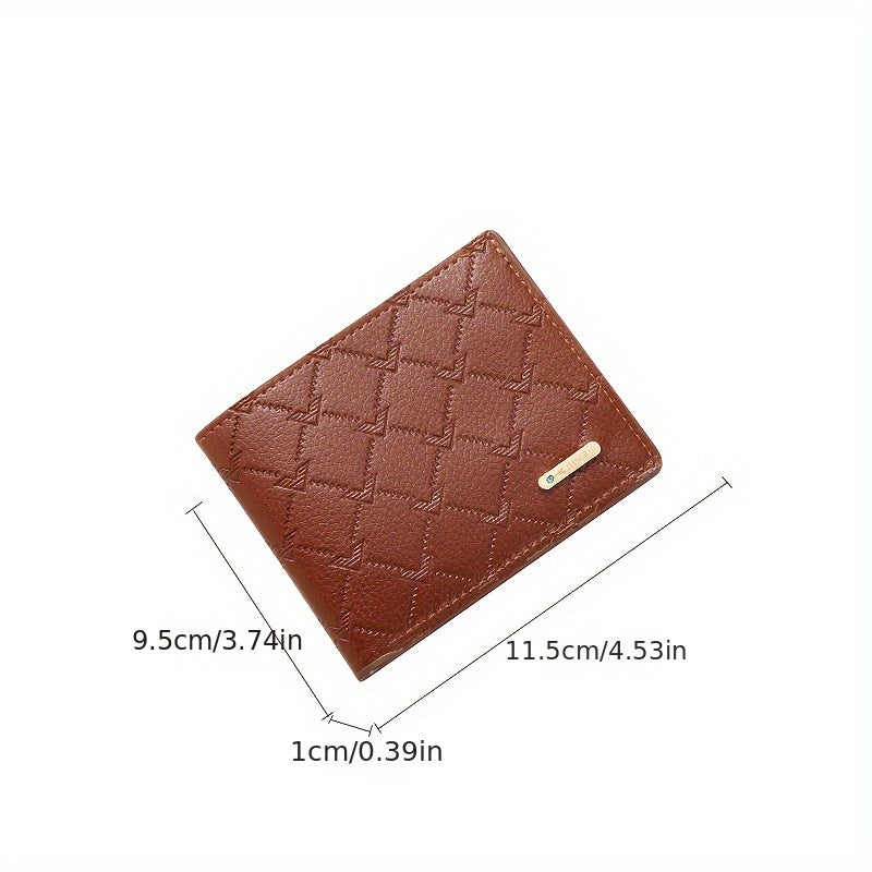 Men's Short Wallet, Multi-card Card Holder, Bifold Wallet, Gift For Men
