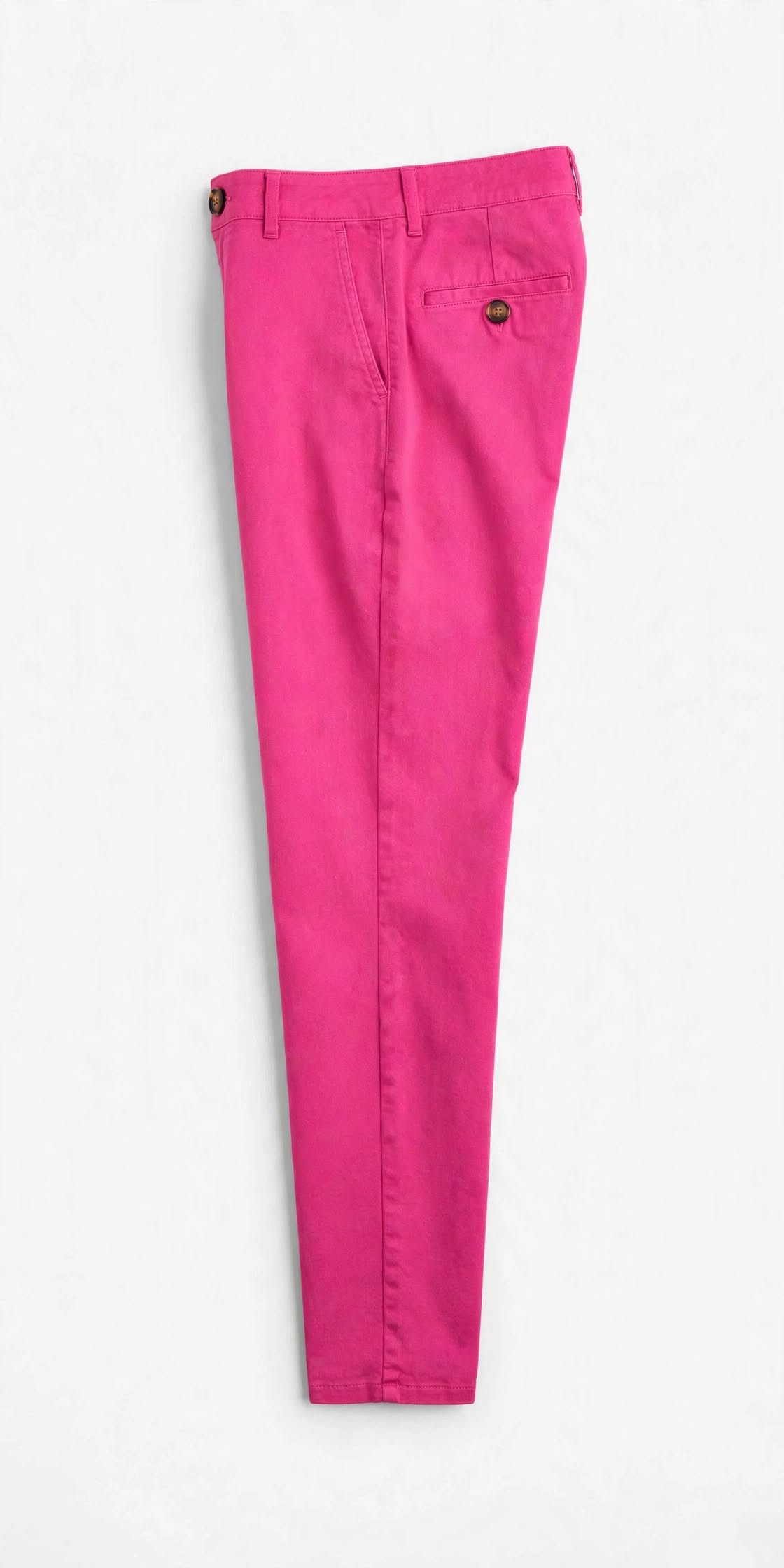 Women’s Slim Fit Hot Pink Cotton Pants – Hot Pink | Sizes 26"-36" Waist | MH