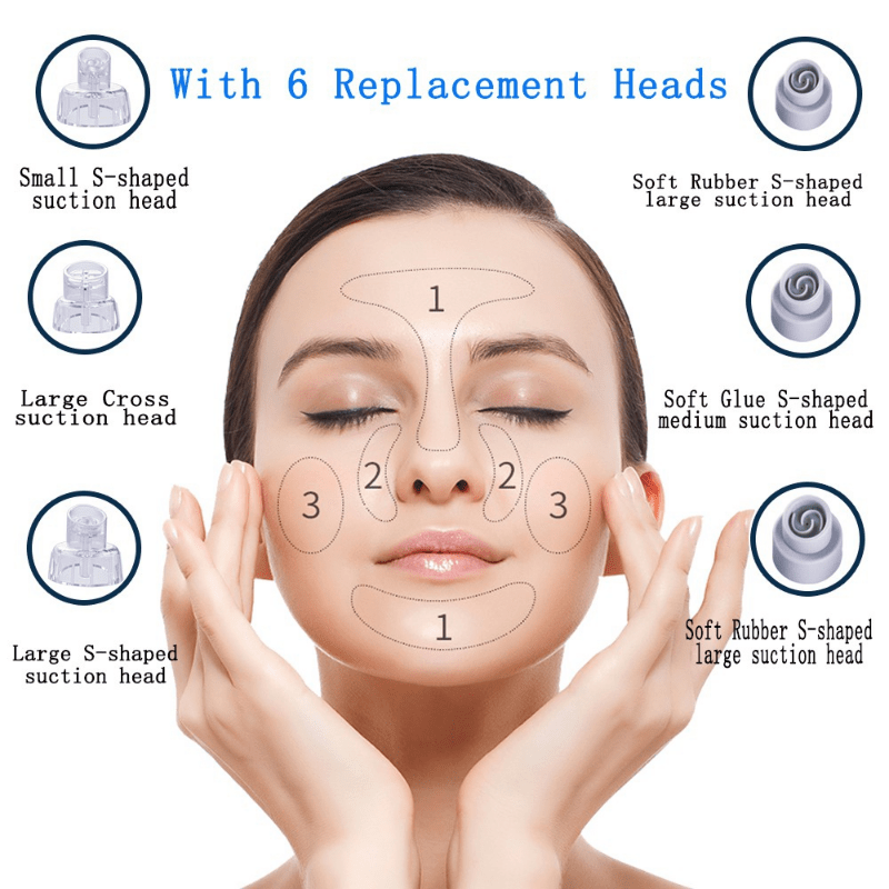 Electric Vacuum Blackhead Acne Pore Cleaner Water Cycle Skin Deep .